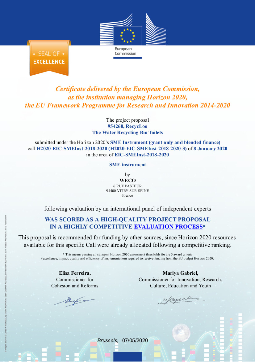 202005_WeCo-Seal-of-Excellence-official-Award-letter
